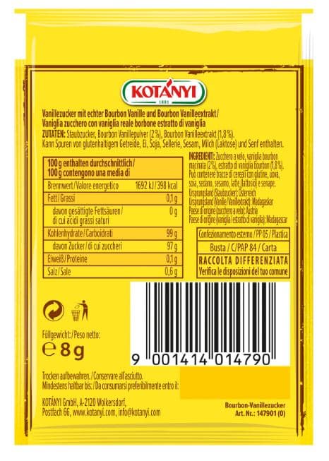 Kotányi Bourbon Vanilla Sugar