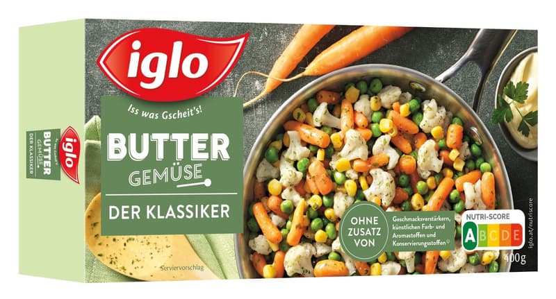 Iglo Buttergemüse Der Klassiker (tiefgekühlt)