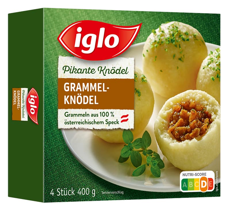 Iglo Grammelknödel (tiefgekühlt)