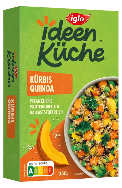 Iglo kitchen of ideas with pumpkin quinoa