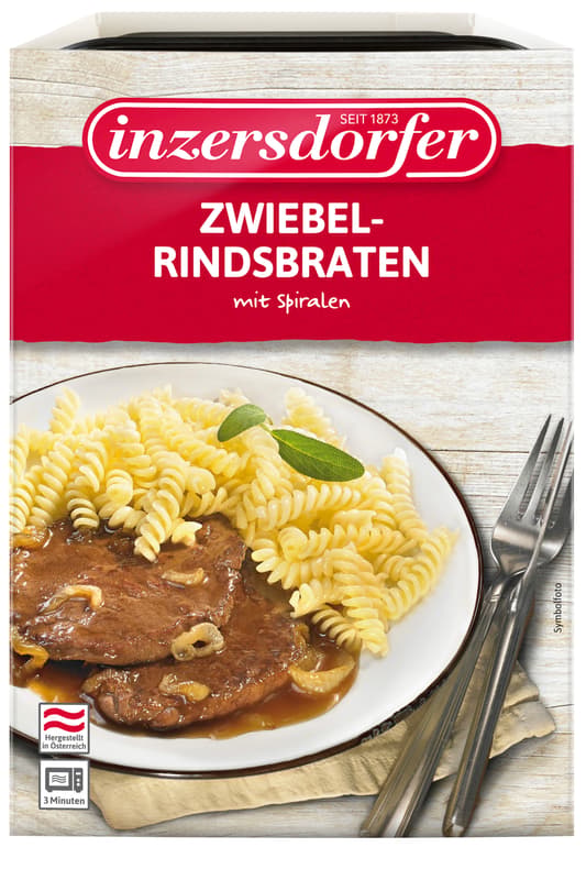 Inzersdorfer onion beef roast with spirals