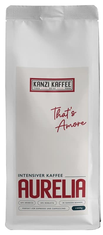 Kanzi Kaffee Aurelia Bohnen 1kg
