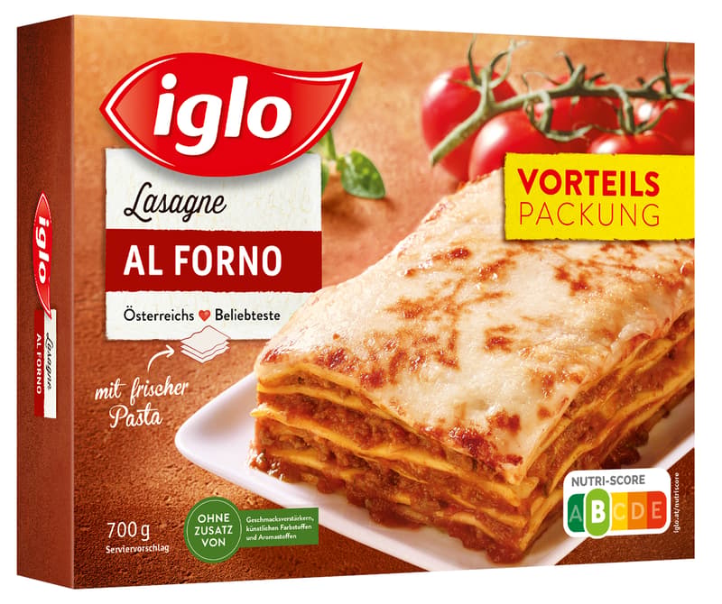 Iglo Lasagne al Forno (tiefgekühlt)