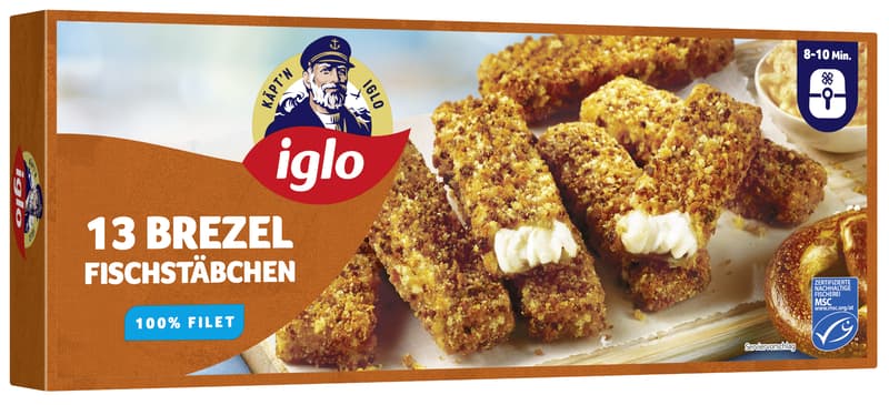 Iglo MSC 13 Pretzel fish fingers