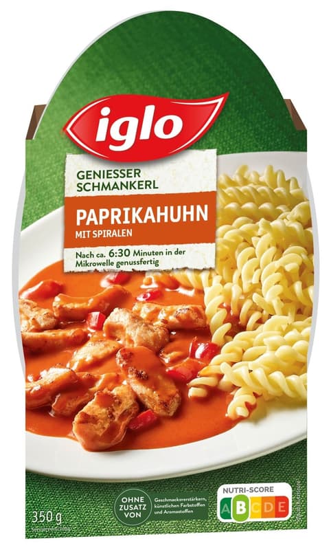 Iglo Paprikahuhn mit Spiralen (tiefgekühlt)