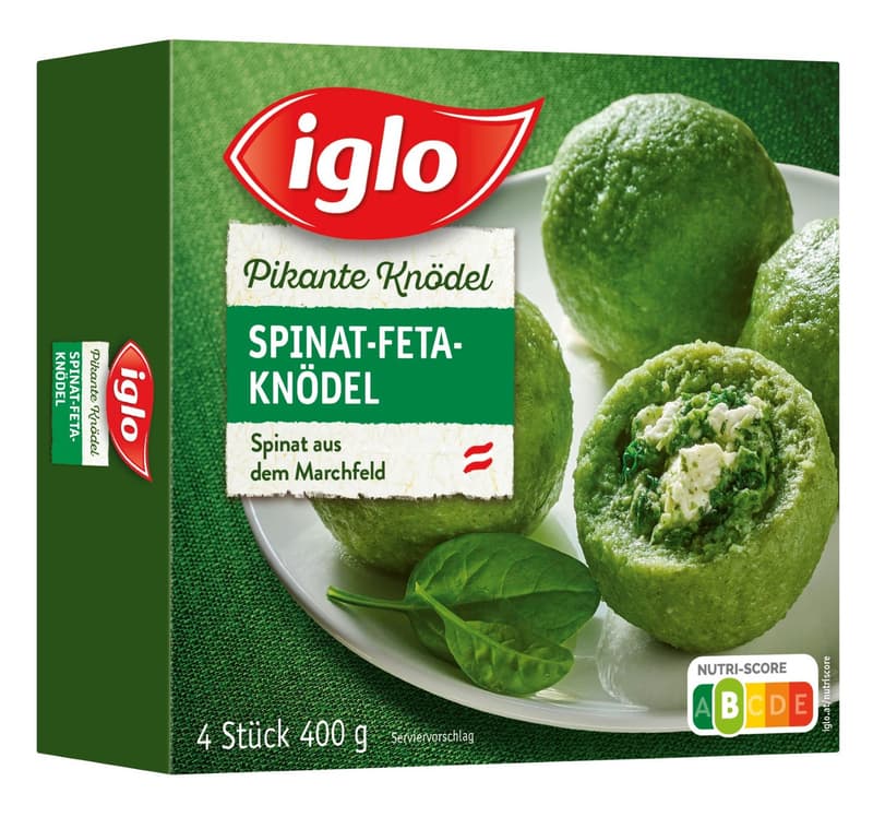 Iglo Spinat-Feta Knödel (tiefgekühlt)
