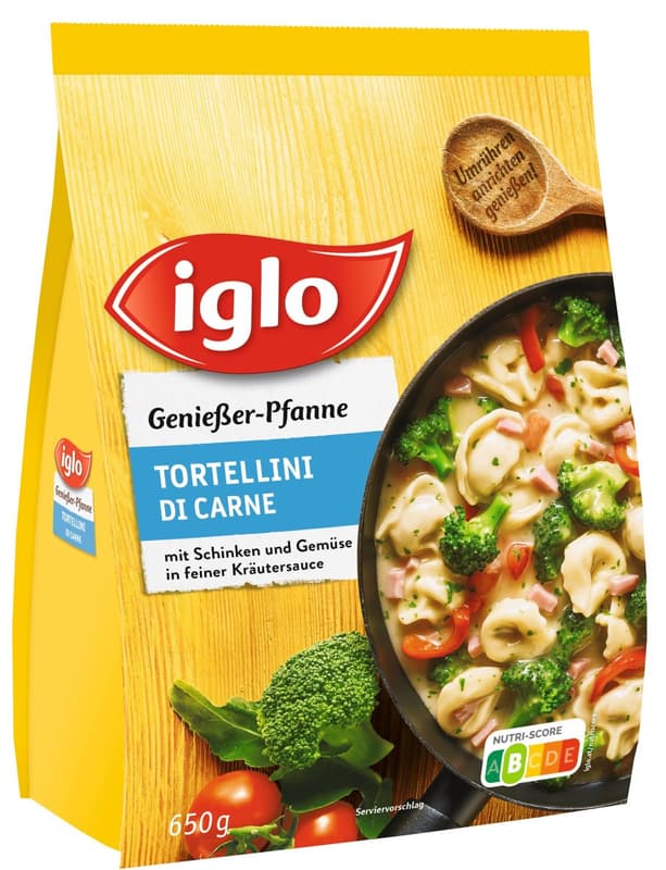 Iglo Genießer Pfanne Tortellini Pfanne (tiefgekühlt)
