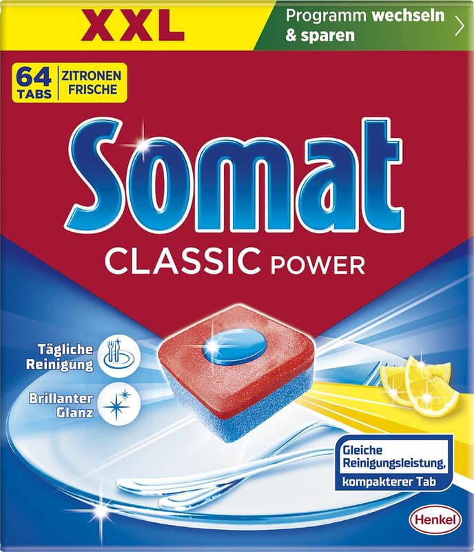 Somat XXL Classic Tabs Zitronen-Frische