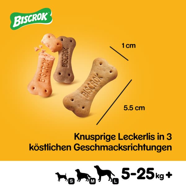 Pedigree Biscrok in 3 Geschmacksrichtungen