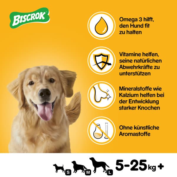 Pedigree Biscrok in 3 Geschmacksrichtungen