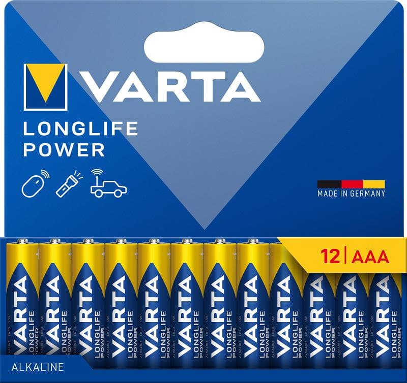 VARTA LONGLIFE Power AAA Blister 12