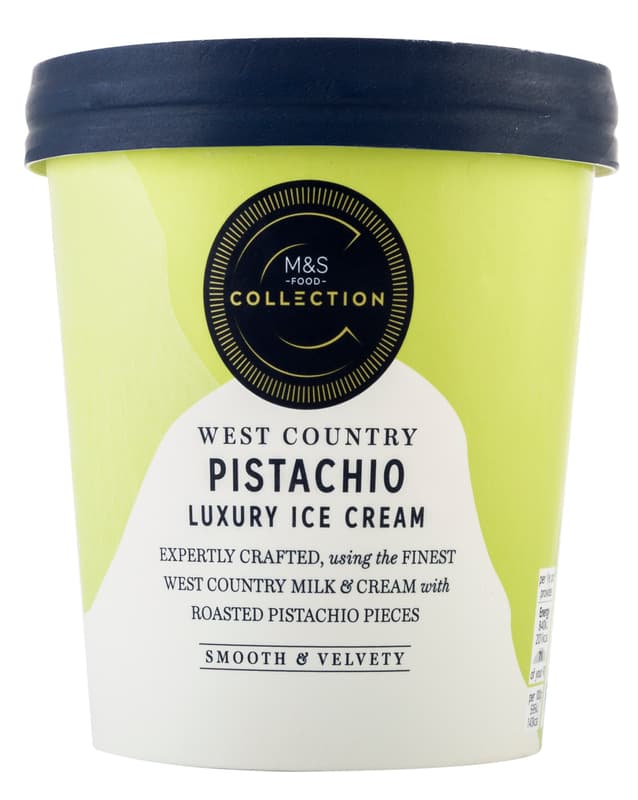 Marks & Spencer Pistachio Ice Cream (tiefgekühlt)