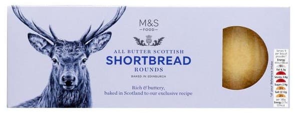 Marks & Spencer Scottish All Butter Shortbread Rounds
