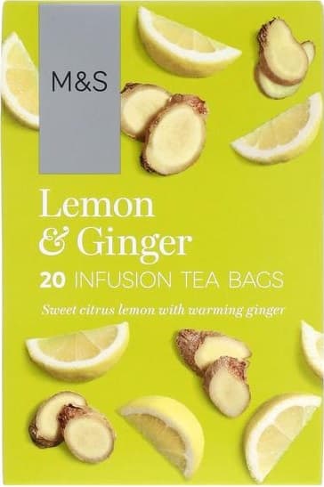 Marks & Spencer Lemon & Ginger Infusion Teabags