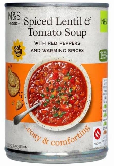 Marks & Spencer Spiced Lentil & Tomato Soup