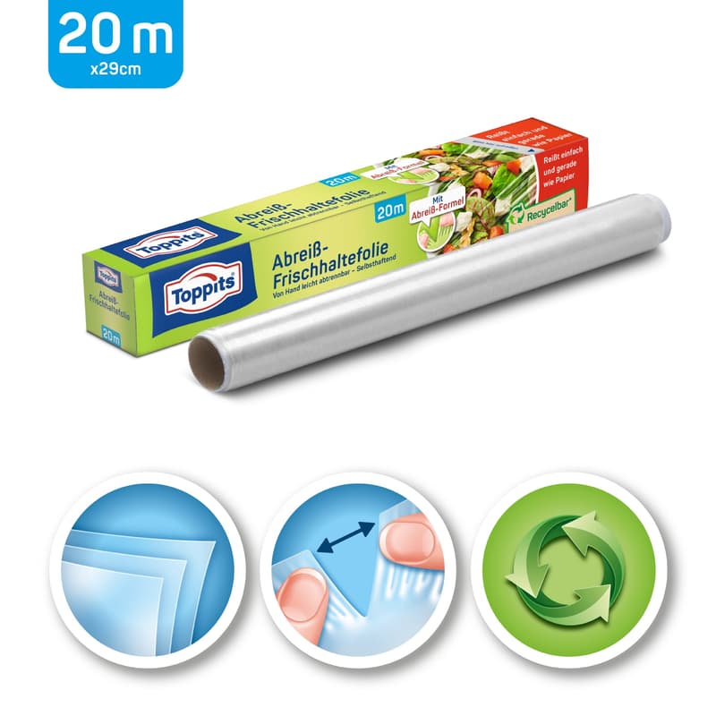 TOPPITS tear-off fresh-keeping foil