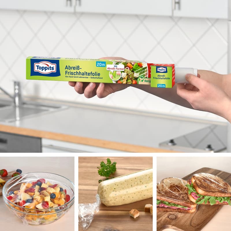 TOPPITS tear-off fresh-keeping foil