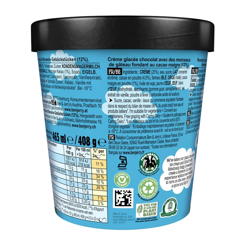 Ben & Jerry's Chocholate Fudge Brownie