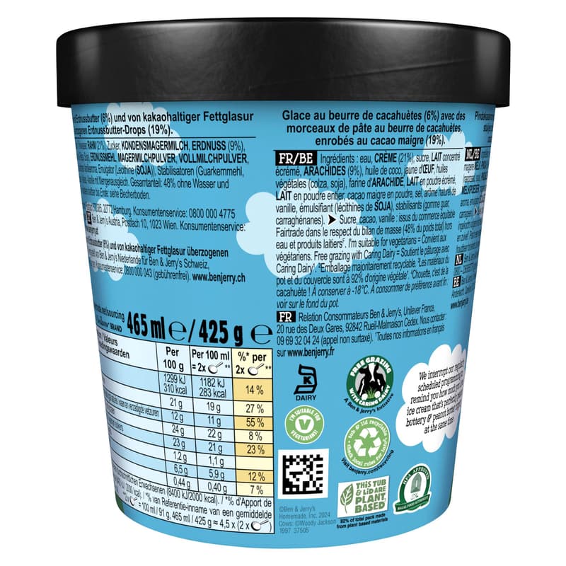 Ben & Jerry´s Peanut Butter Cup (tiefgekühlt)