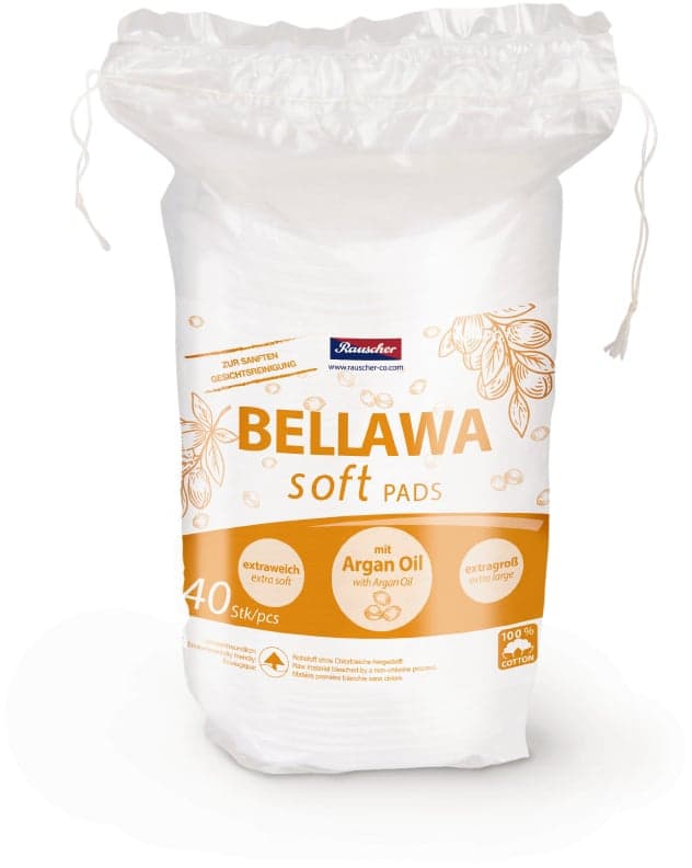 Bellawa Cotton Pads with Argan Oil extra large