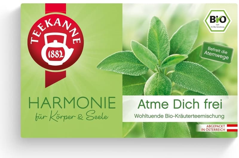 Teekanne BIO Harmonie Atme dich frei Teebeutel