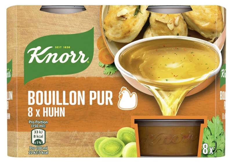 Knorr pure bouillon with chicken