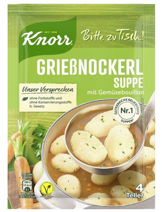 Knorr Dinner Service Semolina dumpling soup