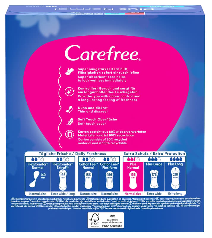 Carefree Plus Original Fresh Fragrance