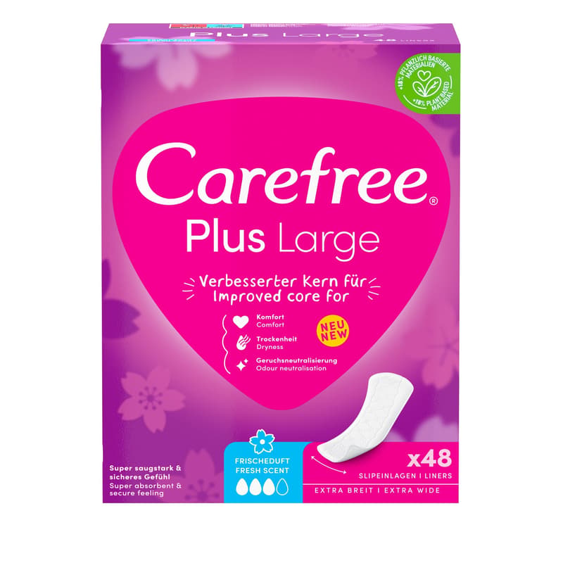 Carefree Plus Large Fresh Fragrance