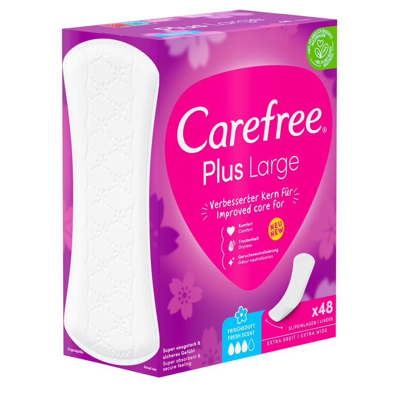 Carefree Plus Large Fresh Fragrance