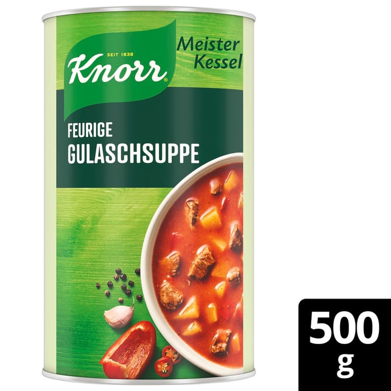 Knorr Meisterkessel Feurige Gulaschsuppe