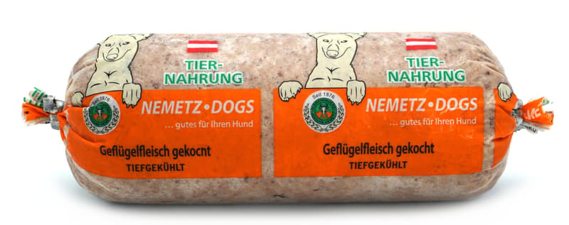 Nemetz Geflügel gekocht für Hunde (tiefgekühlt)