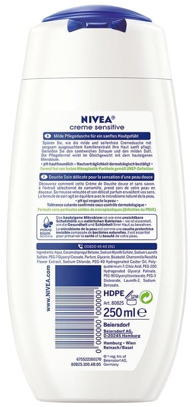 Nivea Care Shower Cream Sensitive