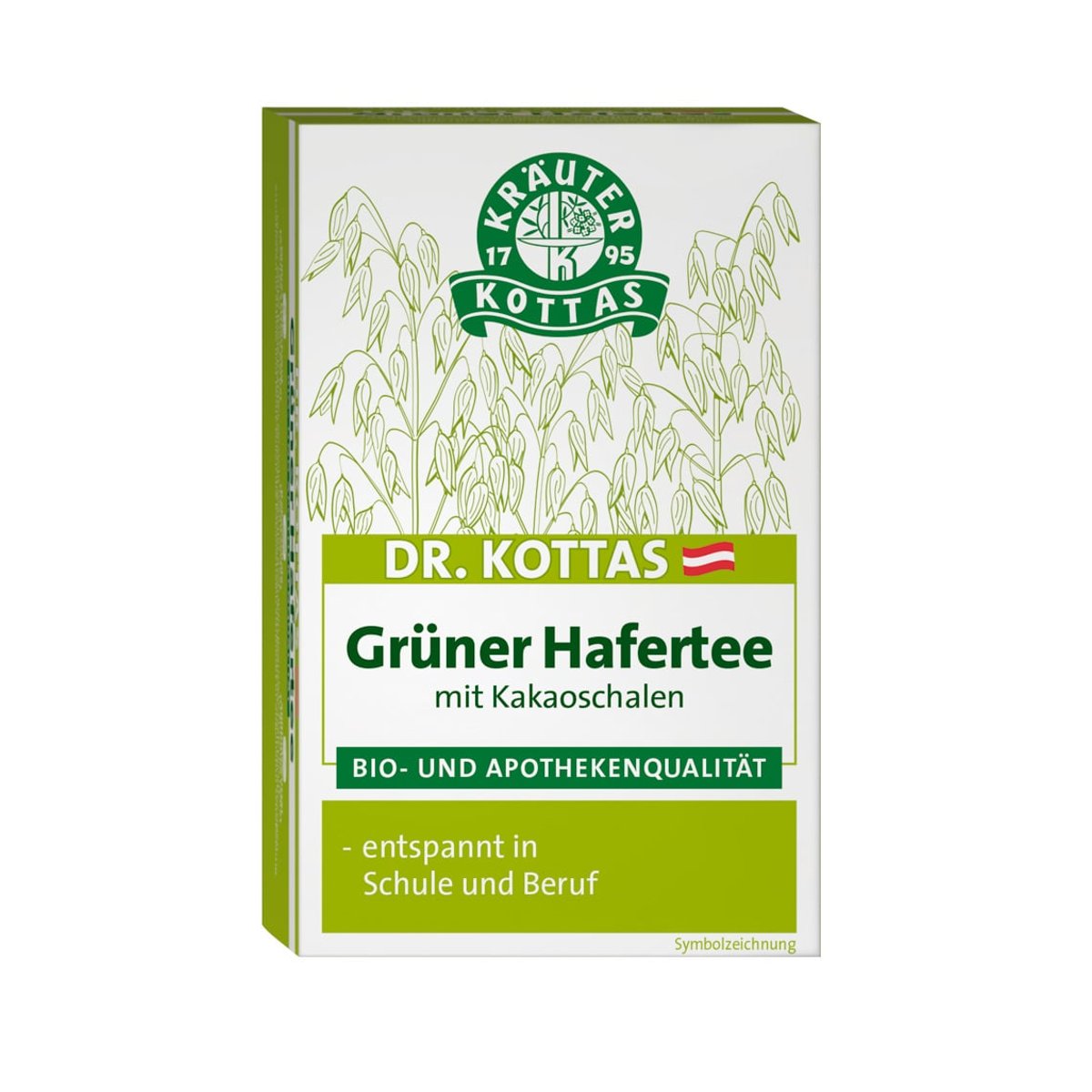 Dr. Kottas Grüner Hafertee mit Kakaoschalen