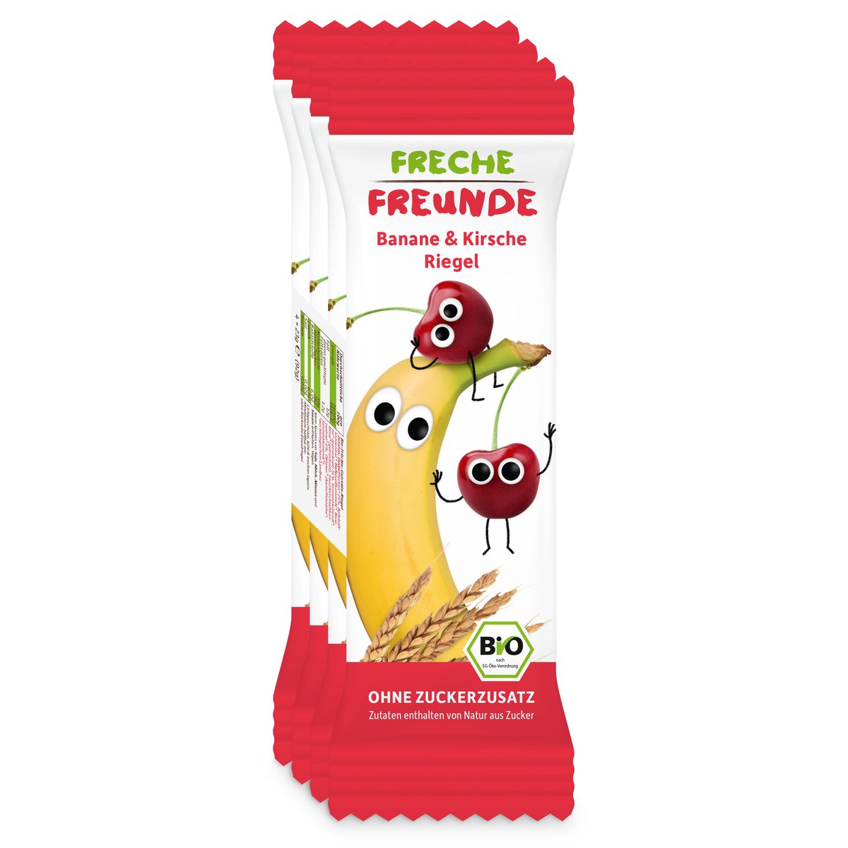 Freche Freunde BIO Frecher Riegel Banane & Kirsche