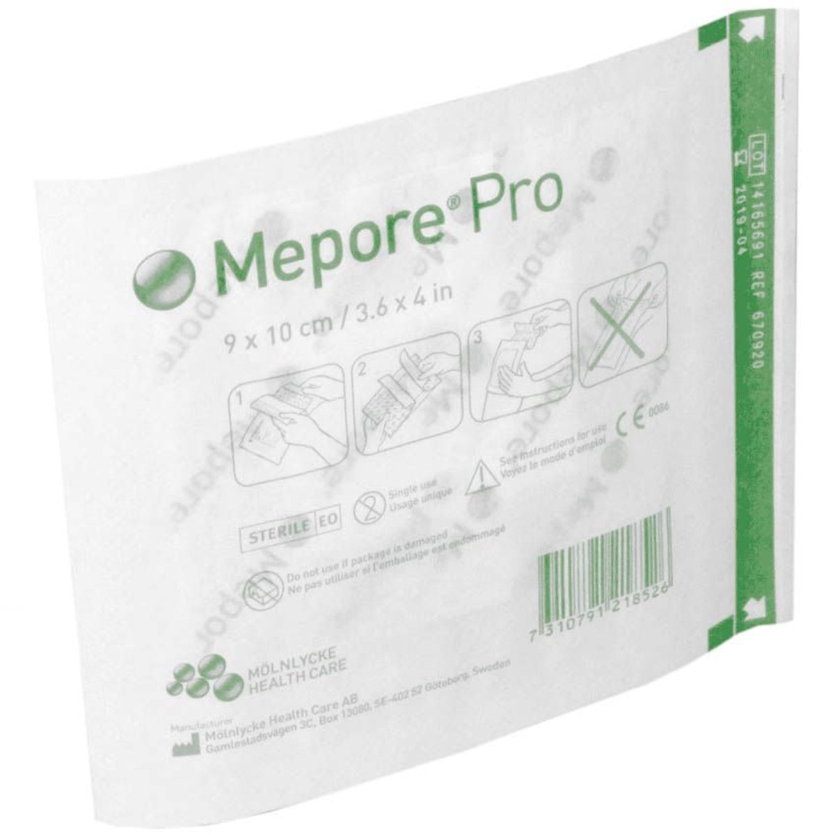 Mepore Pro Folienverband steril 9X10cm