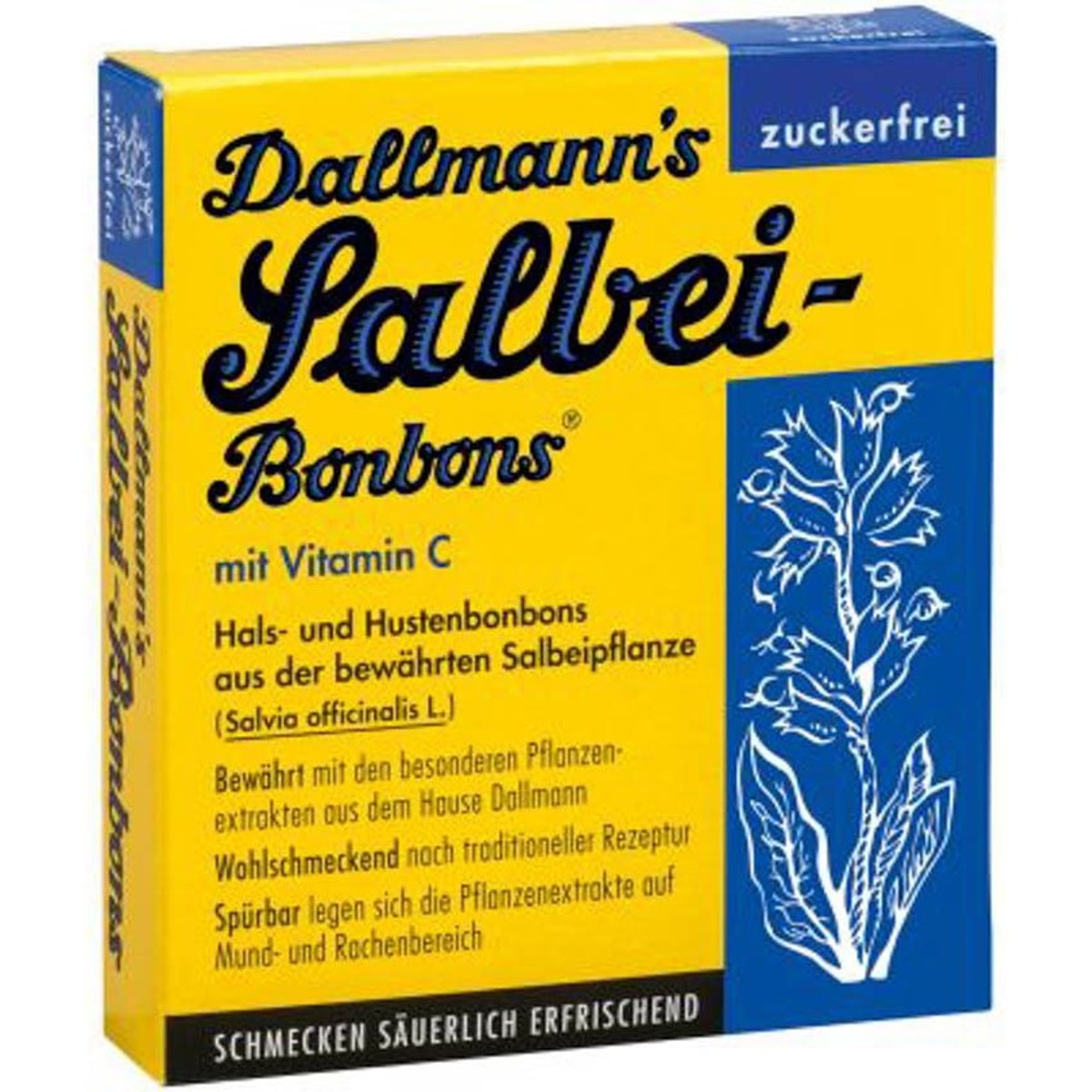 Dallmann Bonb Salbei 37g Zuckerfrei