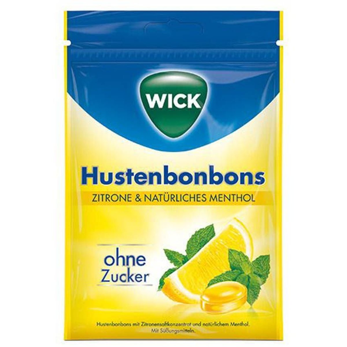 Wick ohne Zucker Zitrone-Menthol