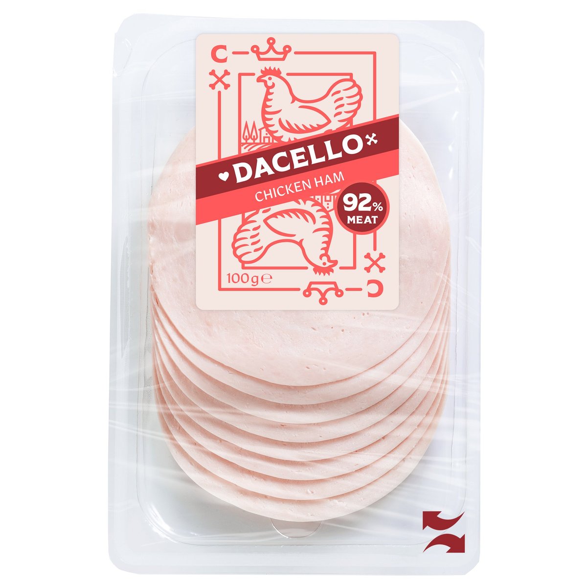 Dacello Hühnerschinken geschnitten
