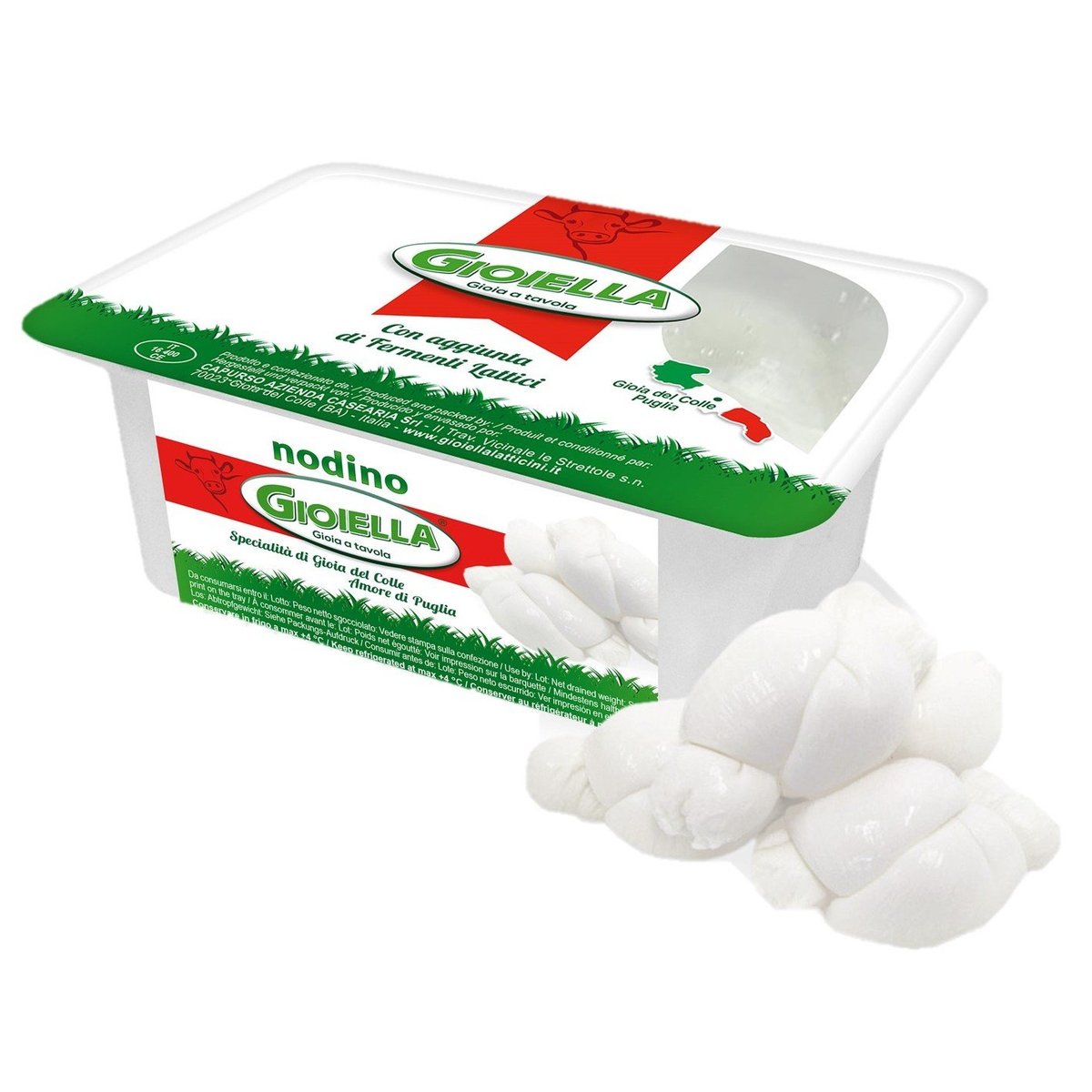 Gioiella Mozzarella Nodino (Mozzarella Zöpfe) 4x60g