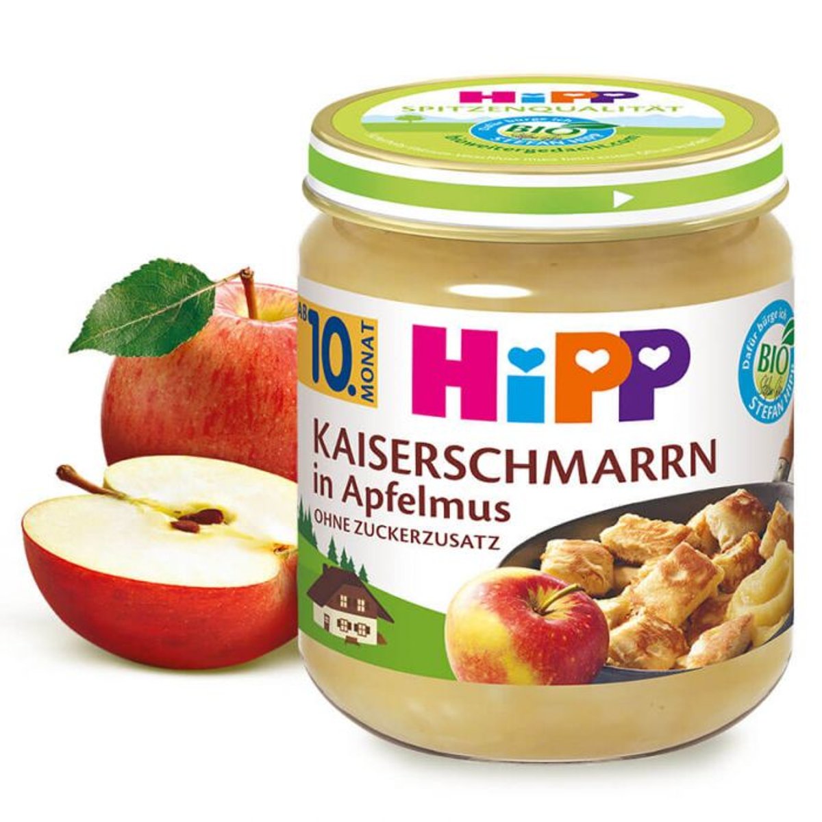 HiPP BIO Dessert Kaiserschmarrn in Apfelmus, ab dem 10. Monat