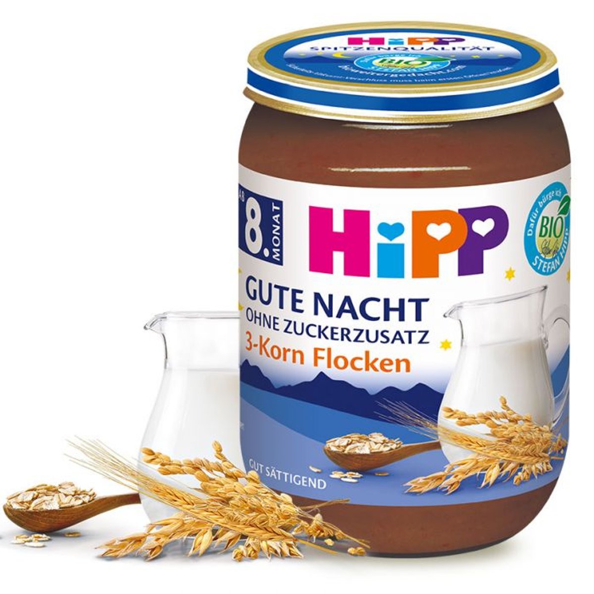 HiPP BIO Gute Nacht 3-Korn Flocken, ab dem 8. Monat