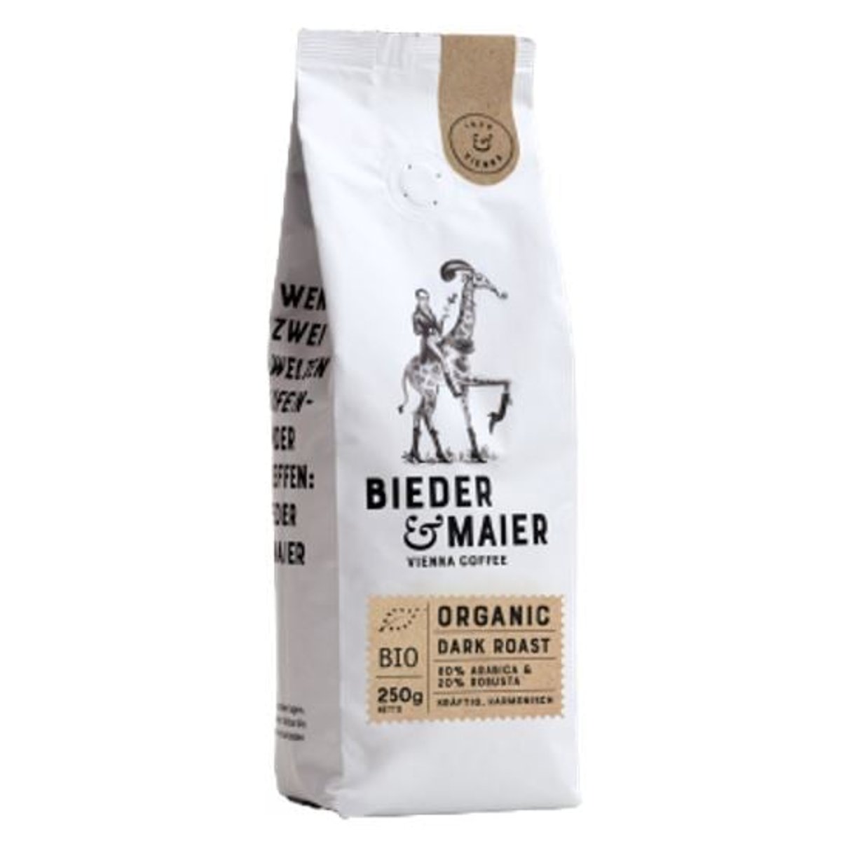 Bieder & Maier Organic Dark Roast Bohnen