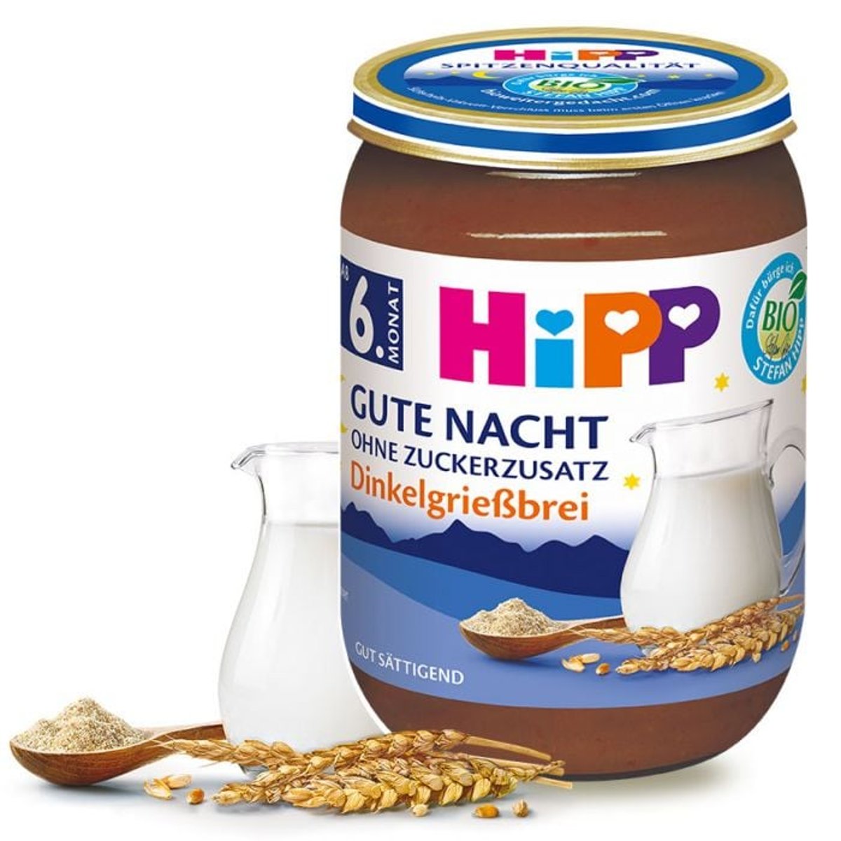 HiPP BIO Gute Nacht Dinkelgrießbrei, ab dem 6. Monat