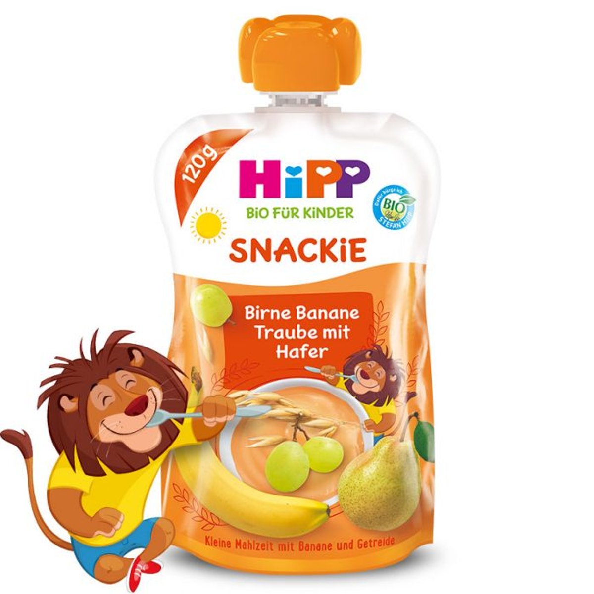 HiPP BIO Snackie Birne Banane Traube mit Hafer
