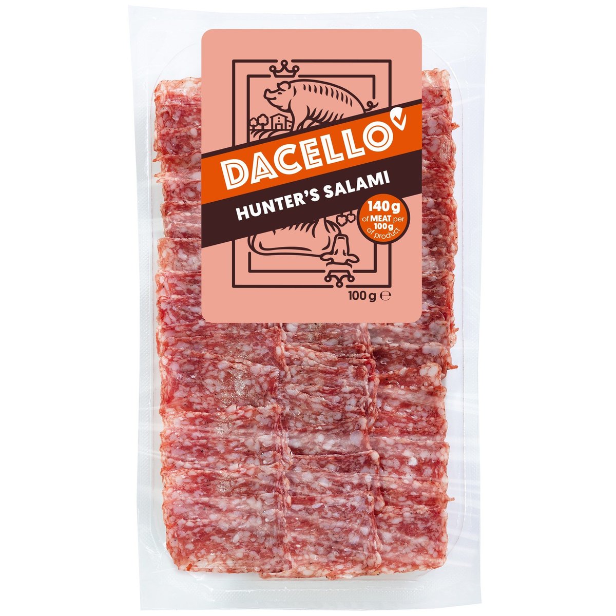 Dacello Kantwurst geschnitten