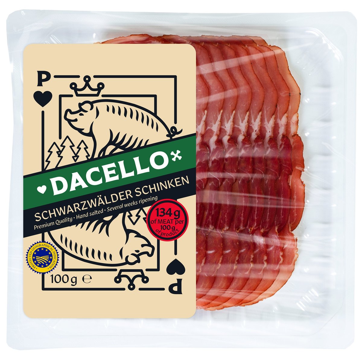Dacello Schwarzwälder Schinken g.g.A. geschnitten