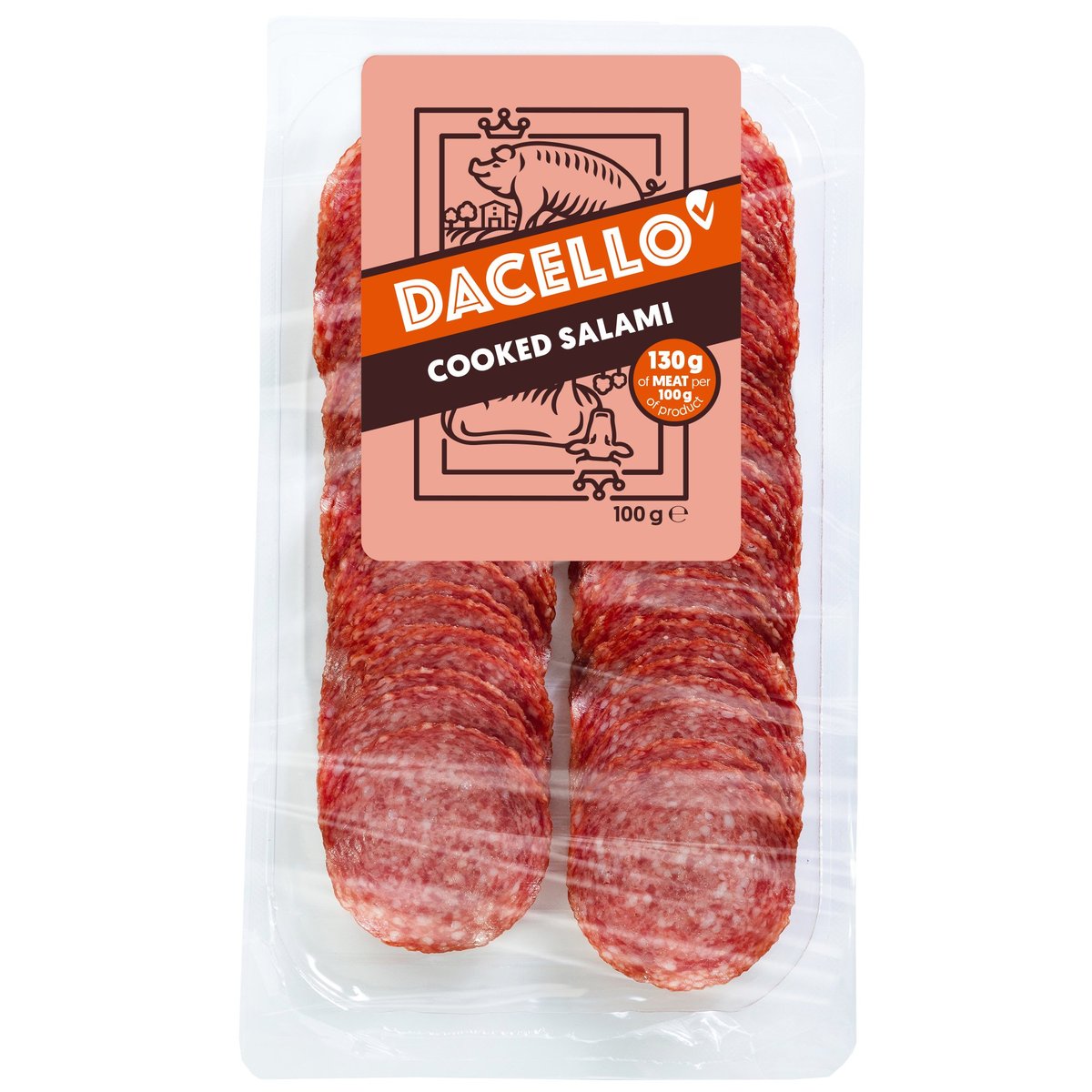 Dacello Heurigen Salami geschnitten