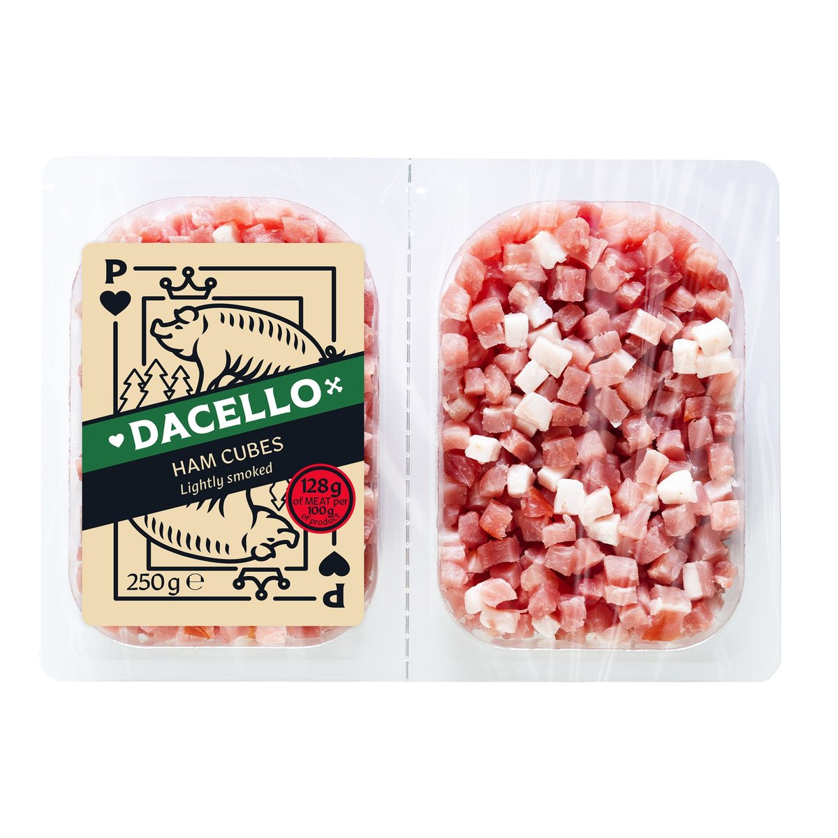 Dacello Rohschinkenwürfel