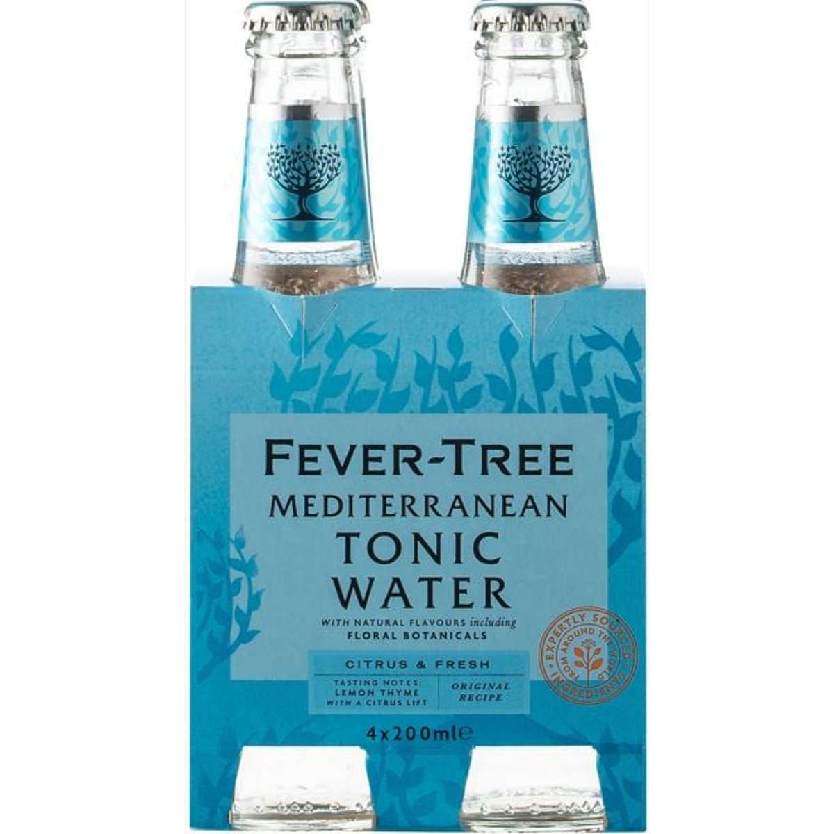 Fever-Tree Mediterranean Tonic Water 4x200ml